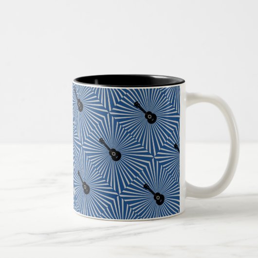 Trippy Ukulele Mug Blue (Droit)