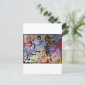 trippy urban shaman briefkaart (Staand voorkant)