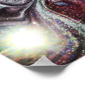 Trippy verf poster (Hoek)