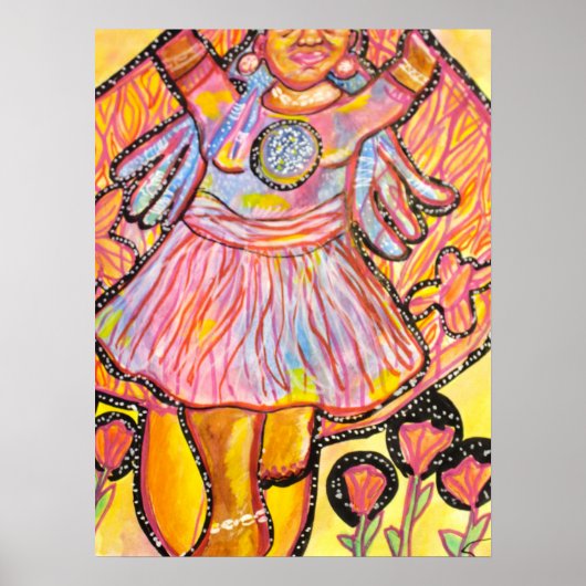  Trippy Whimsical  Surreal  Poster| Embrace the Li Poster (Voorkant)