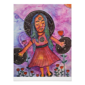  Trippy Whimsical Surreal Poster | Lukes word 2 Perfect Poster