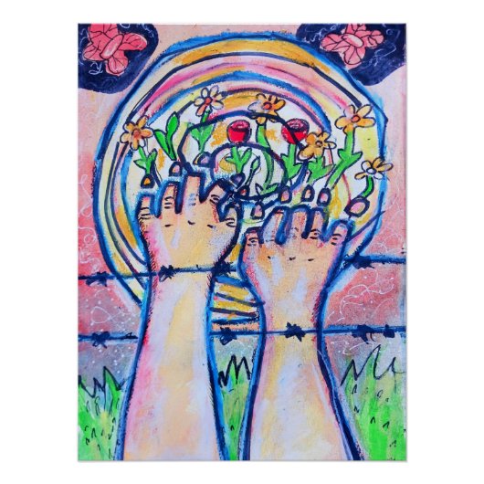 Trippy Whimsical Surreal Poster | Reach (Devant)