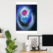 TrippyHand Poster (Thuiskantoor)