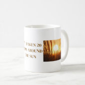 Trips around the sun, birthday mug (Devant droit)