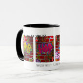 TripStops' '4 ACES' 11 oz. graffiti-mokken Mok (Voorkant links)