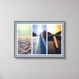 Triptych 3 photo toile murale art modèle