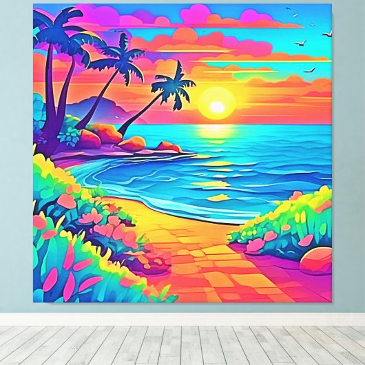 Triptych Canvas Afdruk (Insitu (Houten vloer))