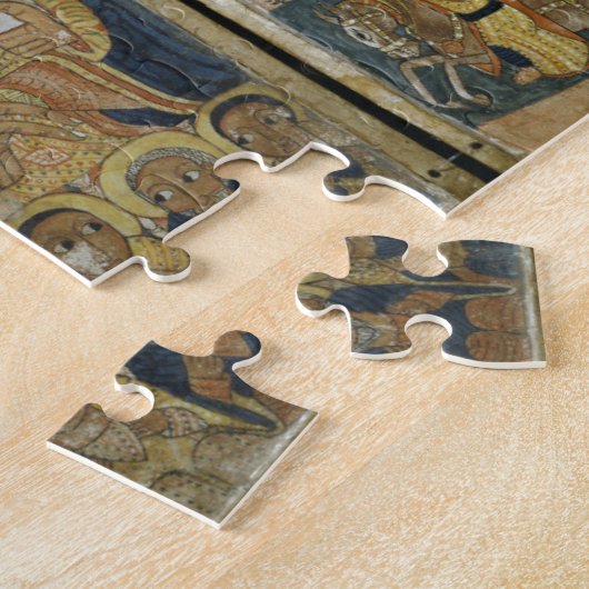 Triptych Center Panel met Mary en haar zoon Legpuzzel (Zijkant)
