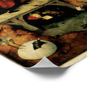 Triptych: De Temptation of St. Anthony Poster (Hoek)