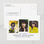 Triptych Faire-part de la carte postale (Devant / Derrière)