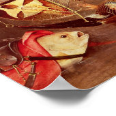 Triptych van de Temptation of St. Anthony Poster (Hoek)