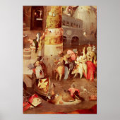 Triptych van de Temptation of St. Anthony Poster (Voorkant)