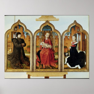 Triptych van Jean de Witte, 1473 Poster