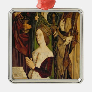 Triptych van Mozes en de verbrande Struik Metalen Ornament