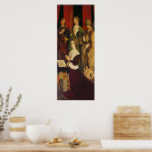 Triptych van Mozes en de verbrande Struik Poster (Keuken)