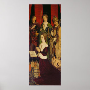 Triptych van Mozes en de verbrande Struik Poster