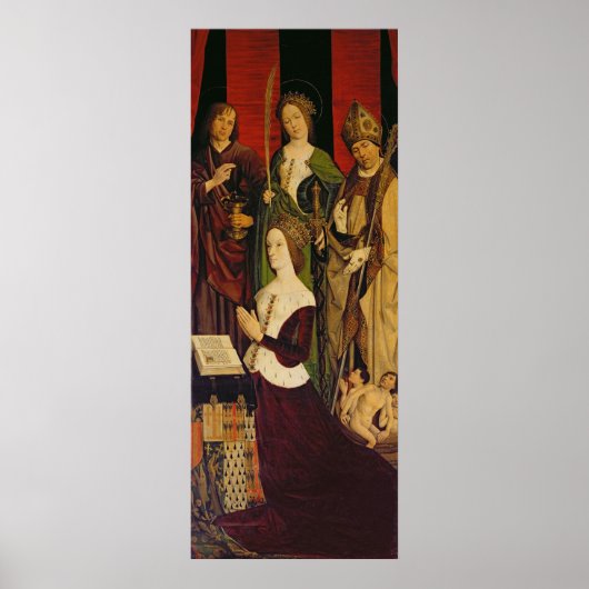 Triptych van Mozes en de verbrande Struik Poster (Voorkant)