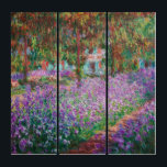 Triptyque Claude Monet - Le jardin de l'artiste à Giverny<br><div class="desc">Jardin de l'artiste à Giverny / Le Jardin de l'artiste a Giverny - Claude Monet,  1900</div>