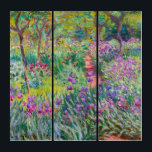 Triptyque Claude Monet - Le jardin d'Iris à Giverny<br><div class="desc">Jardin d'Iris à Giverny / Jardin d'Artiste à Giverny - Claude Monet,  1899-1900</div>