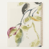Triptyque de branche feuille aquarelle (Dos)