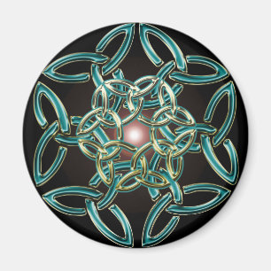 Triquetra Circle Knot Magnet Magneet