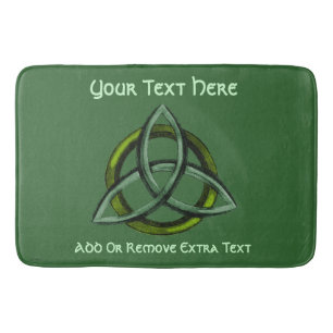 Triquetra (groen) badmat