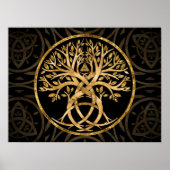 Triquetra Levensboom Poster (Voorkant)