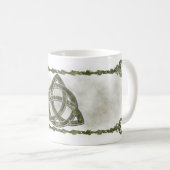 Triquetra Natural Koffiemok (Voorkant rechts)