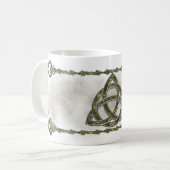 Triquetra Natural Koffiemok (Voorkant links)