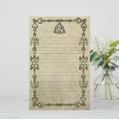 Triquetra Natural Lined Briefpapier (Staand voorkant)