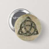 Triquetra Natural Ronde Button 5,7 Cm (Voorkant /achterkant)
