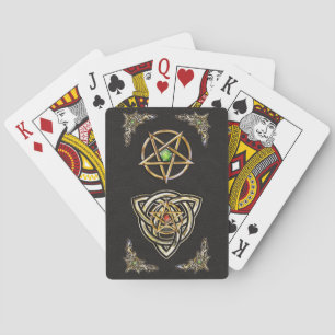 Triquetra Pentagram Tarot Pokerkaarten