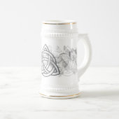 Triquetra Silver Bevel Bierpul (Voorkant rechts)