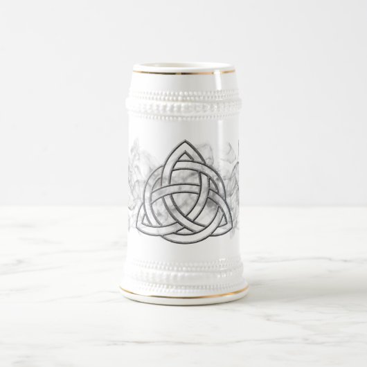Triquetra Silver Bevel Bierpul (Center)