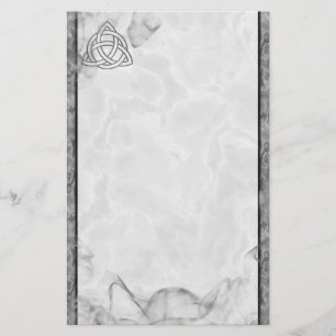 Triquetra Silver Bevel Briefpapier