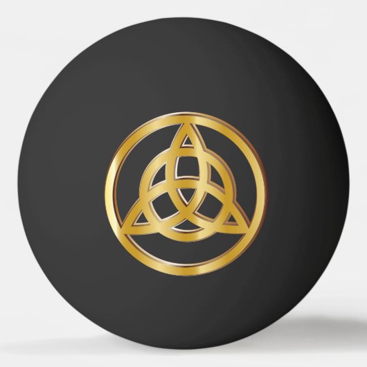 Triquetra symbol pingpongballen (Voorkant)