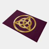 Triquetra symbool deurmat (Schuin)