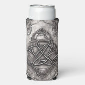 Triquetra Trinity Knot Silvery Pewter Faux Metal (Seltzer Voorkant)