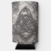 Triquetra Trinity Knot Silvery Pewter Faux Metal (Voorkant)