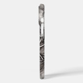 Triquetra Trinity Knot Silvery Pewter Faux Metal Case-Mate iPhone Case (Achterkant / Links)