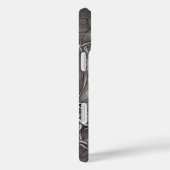 Triquetra Trinity Knot Silvery Pewter Faux Metal Case-Mate iPhone Case (Achterkant / Rechts)