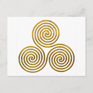 Tris-gold Briefkaart