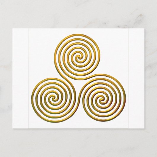 Tris-gold Briefkaart (Voorkant)