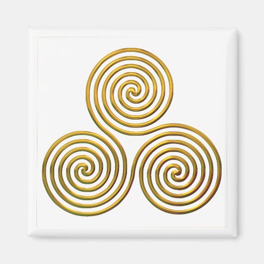 Tris-gold Magneet (Voorkant)