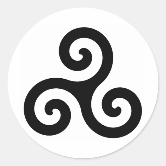 Tris Ronde Sticker (Voorkant)