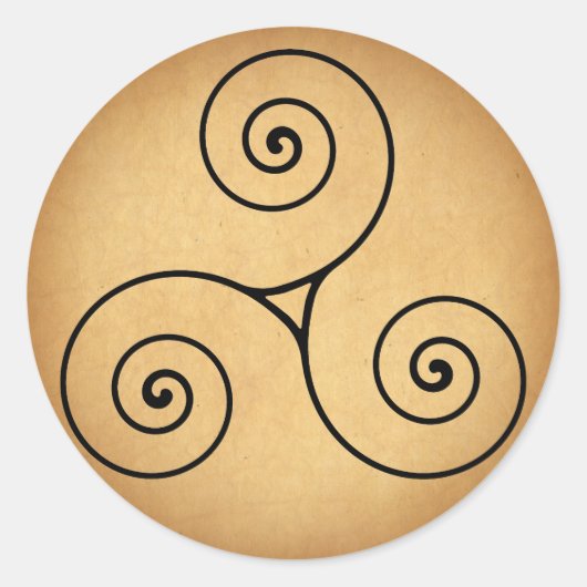 Tris Ronde Sticker (Voorkant)