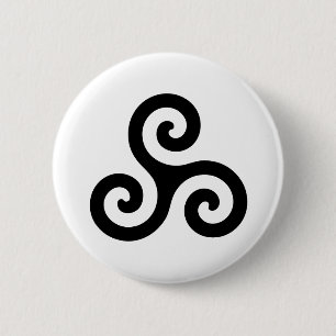 Tris Symbol Ronde Button 5,7 Cm