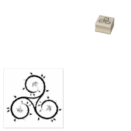 Triscal metafysisch 	rubberstempel (Gestempeld)