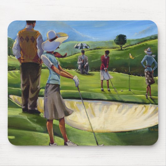 Trish Biddle - Dames Golf Muismat (Voorkant)