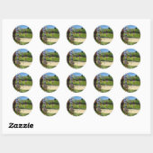 Trish Biddle - Dames Golf Ronde Sticker (Vel)